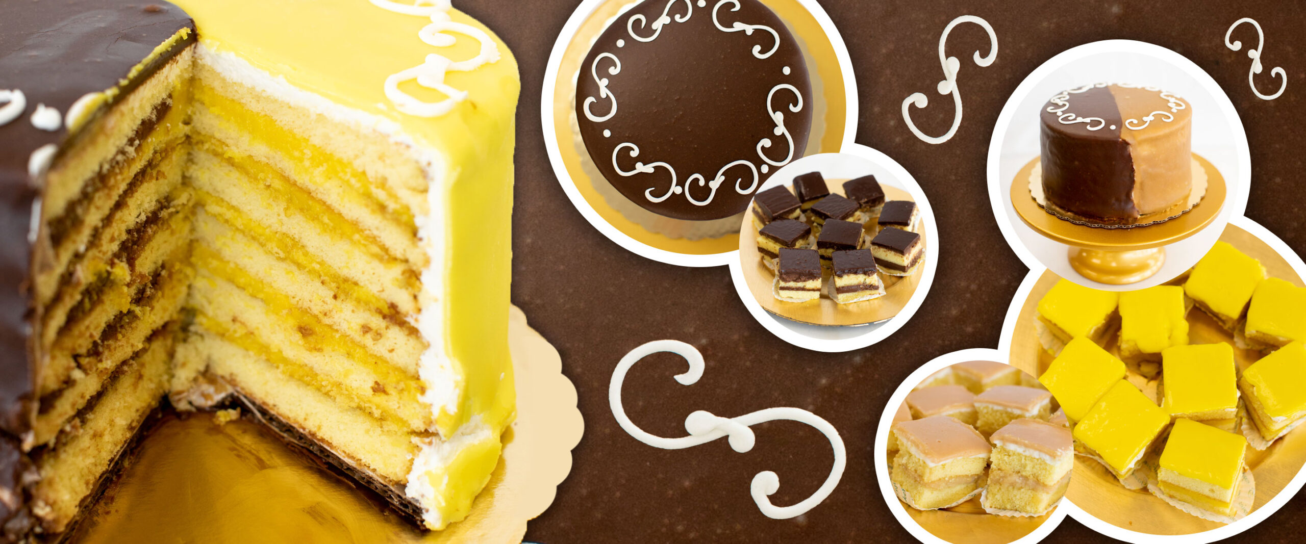 Shop Our Doberge Cakes Hero Banner